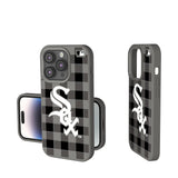 Chicago White Sox Plaid Soft Touch Phone Case for Apple iPhone