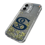Chicago White Sox Road 1919-1921 - Cooperstown Collection Linen Glitter Phone Case for Apple iPhone