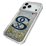Chicago White Sox Road 1919-1921 - Cooperstown Collection Linen Glitter Phone Case for Apple iPhone