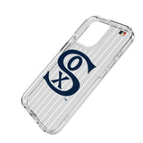 Chicago White Sox Road 1919-1921 - Cooperstown Collection Pinstripe Clear Phone Case for Apple iPhone