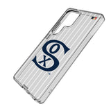 Chicago White Sox Road 1919-1921 - Cooperstown Collection Pinstripe Clear Phone Case for Samsung Galaxy