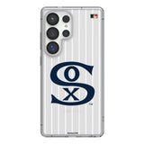 Chicago White Sox Road 1919-1921 - Cooperstown Collection Pinstripe Clear Phone Case for Samsung Galaxy