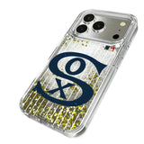 Chicago White Sox Road 1919-1921 - Cooperstown Collection Pinstripe Glitter Phone Case for Apple iPhone