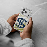 Chicago White Sox Road 1919-1921 - Cooperstown Collection Pinstripe Glitter Phone Case for Apple iPhone