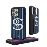 Chicago White Sox Road 1919-1921 - Cooperstown Collection Pinstripe Rugged Phone Case for Apple iPhone