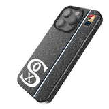 Chicago White Sox Road 1919-1921 - Cooperstown Collection Sidebar Black Bling Phone Case for Apple iPhone