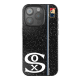 Chicago White Sox Road 1919-1921 - Cooperstown Collection Sidebar Black Bling Phone Case for Apple iPhone