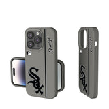 Chicago White Sox Sidebar Soft Touch Phone Case for Apple iPhone