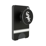 Chicago White Sox Stripe PopSockets MagSafe-Compatible PopWallet+