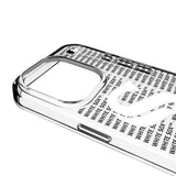 Chicago White Sox Text Backdrop Clear Phone Case for Apple iPhone