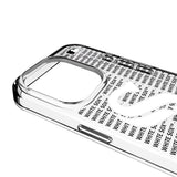 Chicago White Sox Text Backdrop Clear Phone Case for Apple iPhone