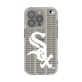 Chicago White Sox Text Backdrop Clear Phone Case for Apple iPhone
