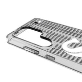 Chicago White Sox Text Backdrop Clear Phone Case for Samsung Galaxy