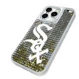 Chicago White Sox Text Backdrop Glitter Phone Case for Apple iPhone