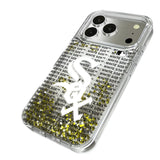 Chicago White Sox Text Backdrop Glitter Phone Case for Apple iPhone