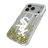 Chicago White Sox Text Backdrop Glitter Phone Case for Apple iPhone