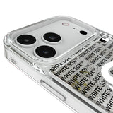 Chicago White Sox Text Backdrop Glitter Phone Case for Apple iPhone