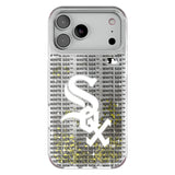 Chicago White Sox Text Backdrop Glitter Phone Case for Apple iPhone