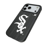 Chicago White Sox Text Backdrop MagSafe Compatible Phone Case for Apple iPhone