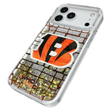 Cincinnati Bengals Brick Glitter Phone Case for Apple iPhone