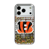 Cincinnati Bengals Brick Glitter Phone Case for Apple iPhone