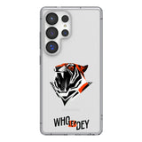Cincinnati Bengals Deco Clear Phone Case for Samsung Galaxy