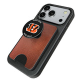 Cincinnati Bengals Football PopSockets MagSafe-Compatible PopWallet+