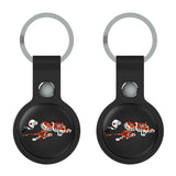 Cincinnati Bengals Historic Collection Insignia Black Airtag Holder 2-Pack
