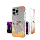 Cincinnati Bengals Historic Collection Linen Glitter Phone Case for Apple iPhone
