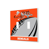 Cincinnati Bengals Historic Collection Passtime Hidden-Screw Light Switch Plate