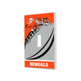 Cincinnati Bengals Historic Collection Passtime Hidden-Screw Light Switch Plate