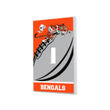 Cincinnati Bengals Historic Collection Passtime Hidden-Screw Light Switch Plate