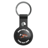 Cincinnati Bengals Historic Collection Personalized Insignia Black Airtag Holder