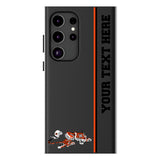 Cincinnati Bengals Historic Collection Personalized Sidebard MagSafe Compatible Phone Case for Samsung Galaxy