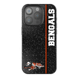 Cincinnati Bengals Historic Collection Sidebar Black Bling Phone Case for Apple iPhone