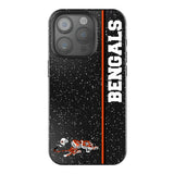 Cincinnati Bengals Historic Collection Sidebar Black Bling Phone Case for Apple iPhone