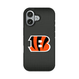 Cincinnati Bengals Linen Bump Phone Case for Apple iPhone