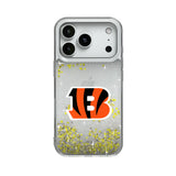 Cincinnati Bengals Linen Glitter Phone Case for Apple iPhone