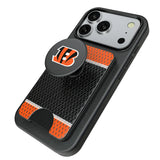 Cincinnati Bengals Mesh PopSockets MagSafe-Compatible PopWallet+