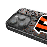 Cincinnati Bengals Paisley Black Bling Phone Case for Apple iPhone