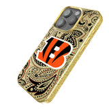 Cincinnati Bengals Paisley Bling Phone Case for Apple iPhone