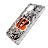 Cincinnati Bengals Paisley Clear Phone Case for Samsung Galaxy