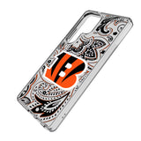 Cincinnati Bengals Paisley Clear Phone Case for Samsung Galaxy