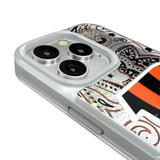Cincinnati Bengals Paisley Glitter Phone Case for Apple iPhone