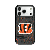 Cincinnati Bengals Paisley MagSafe Compatible Phone Case for Apple iPhone