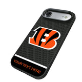 Cincinnati Bengals Personalized EndZone Plus Bump Phone Case for Apple iPhone