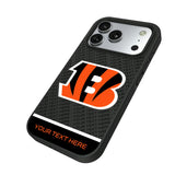 Cincinnati Bengals Personalized EndZone Plus Bump Phone Case for Apple iPhone