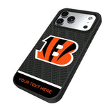 Cincinnati Bengals Personalized EndZone Plus Bump Phone Case for Apple iPhone