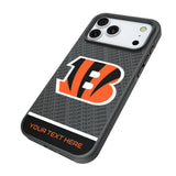 Cincinnati Bengals Personalized EndZone Plus Bump Phone Case for Apple iPhone