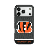 Cincinnati Bengals Personalized EndZone Plus Bump Phone Case for Apple iPhone